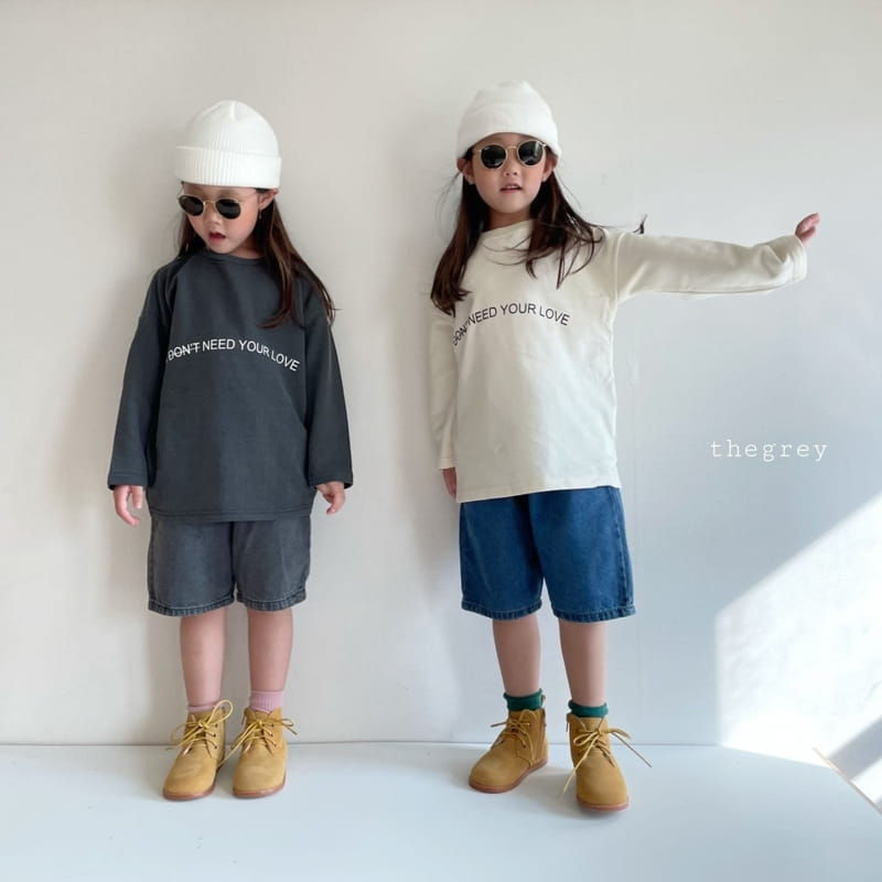 THE GREY - Korean Children Fashion - #Kfashion4kids - Bangbang Half Pants