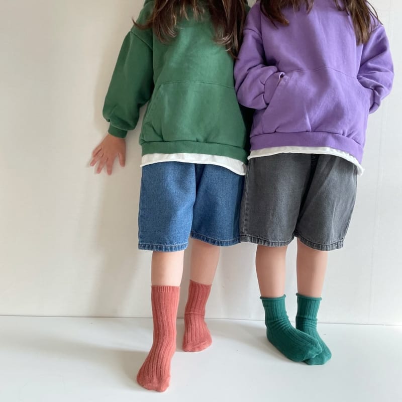 THE GREY - Korean Children Fashion - #Kfashion4kids - Bangbang Half Pants - 5