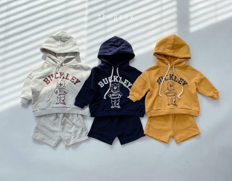 THE GREY - Korean Children Fashion - #Kfashion4kids - Buckley Top Short Set - 2