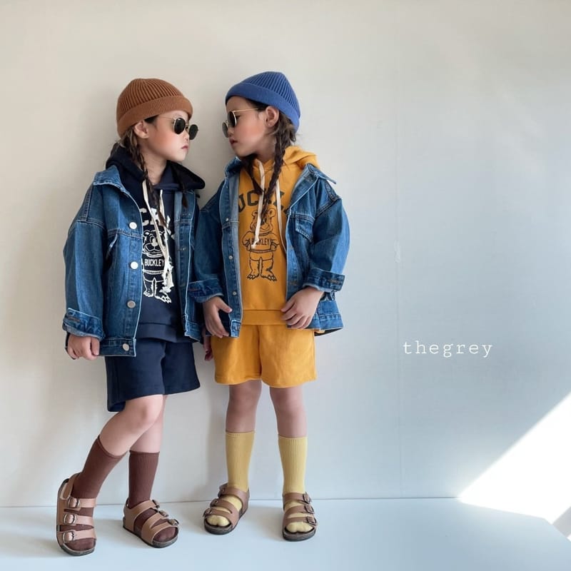 THE GREY - Korean Children Fashion - #Kfashion4kids - Buckley Top Short Set - 5