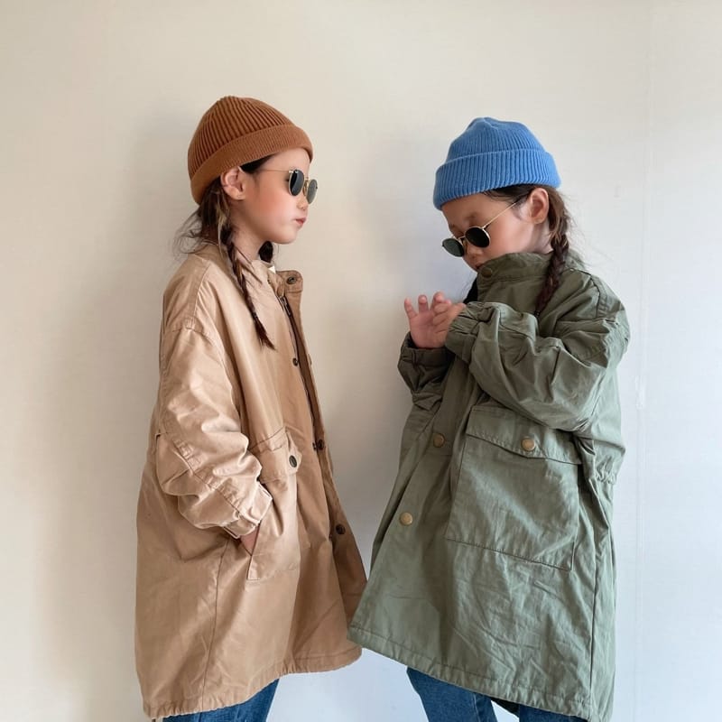 THE GREY - Korean Children Fashion - #Kfashion4kids - Ballon Field Jacket - 11