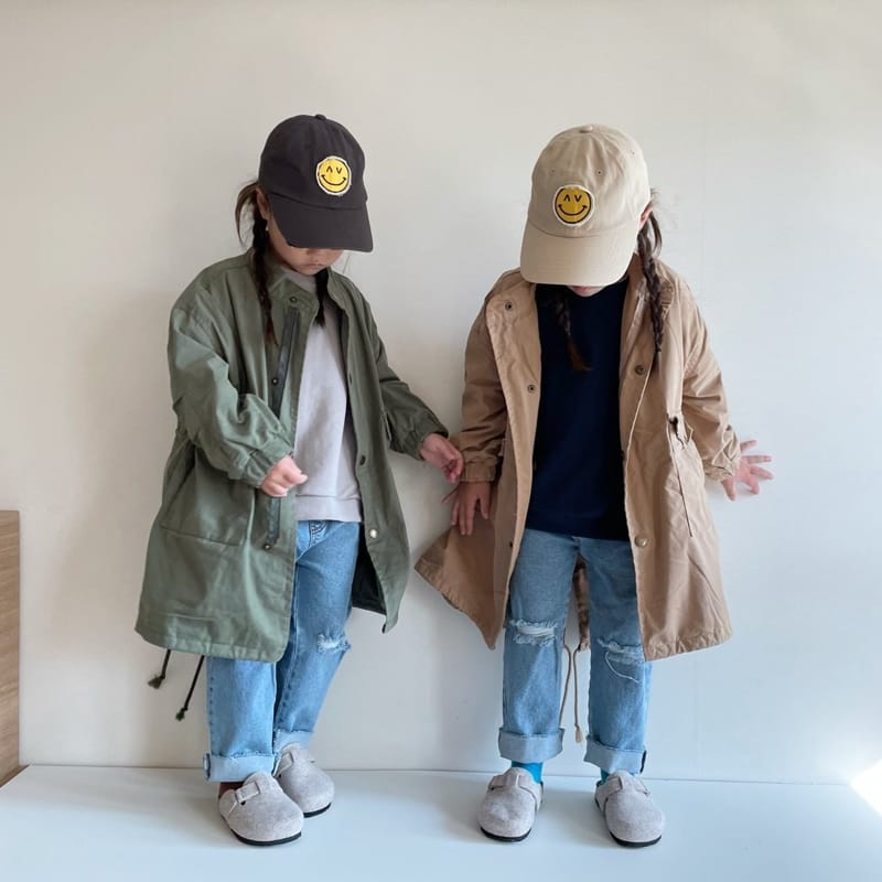 THE GREY - Korean Children Fashion - #Kfashion4kids - Ballon Field Jacket - 2