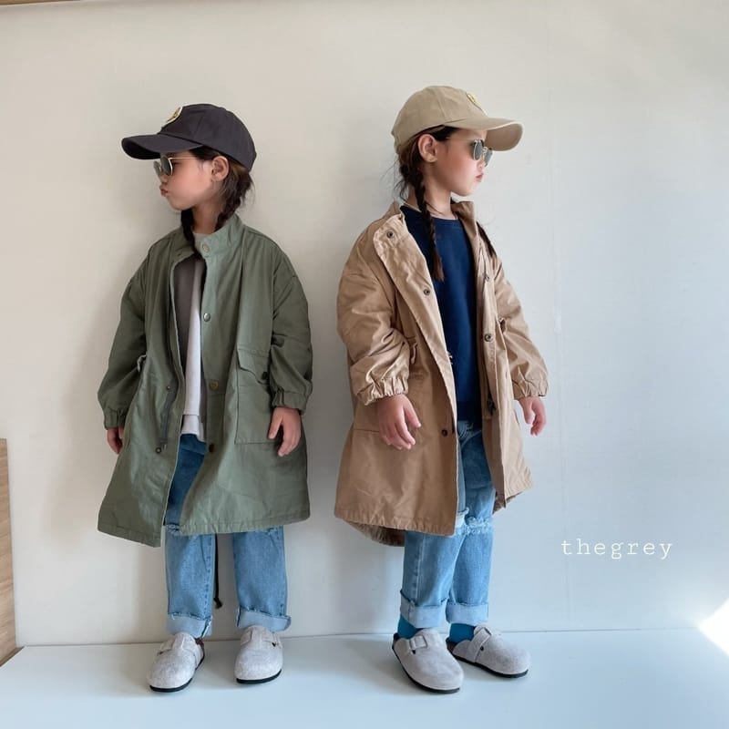 THE GREY - Korean Children Fashion - #Kfashion4kids - Ballon Field Jacket - 6
