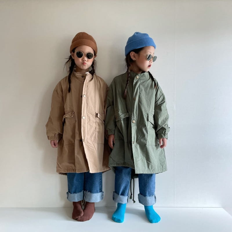 THE GREY - Korean Children Fashion - #Kfashion4kids - Ballon Field Jacket - 9