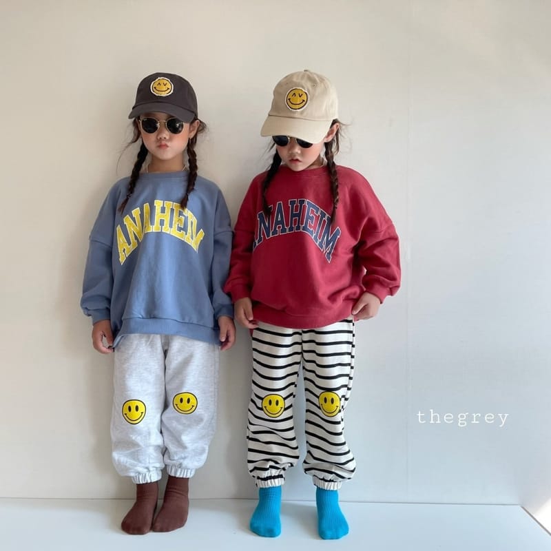 THE GREY - Korean Children Fashion - #Kfashion4kids - Smile Jogger Pants - 7