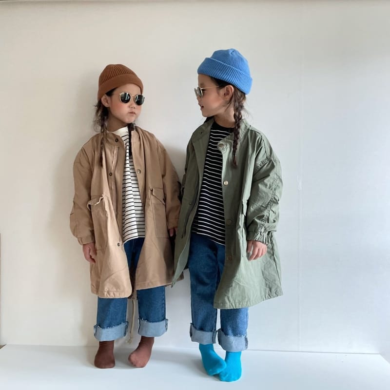 THE GREY - Korean Children Fashion - #Kfashion4kids - Stripe Tee - 6