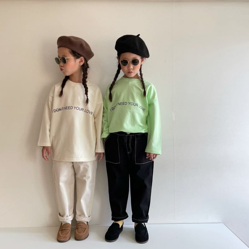 THE GREY - Korean Children Fashion - #Kfashion4kids - Stitch Pants