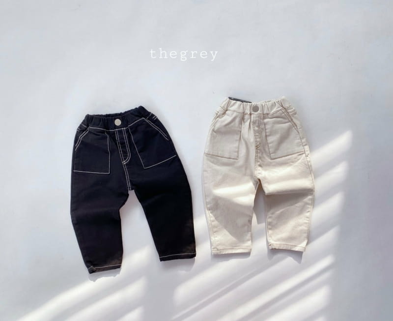 THE GREY - Korean Children Fashion - #Kfashion4kids - Stitch Pants - 2