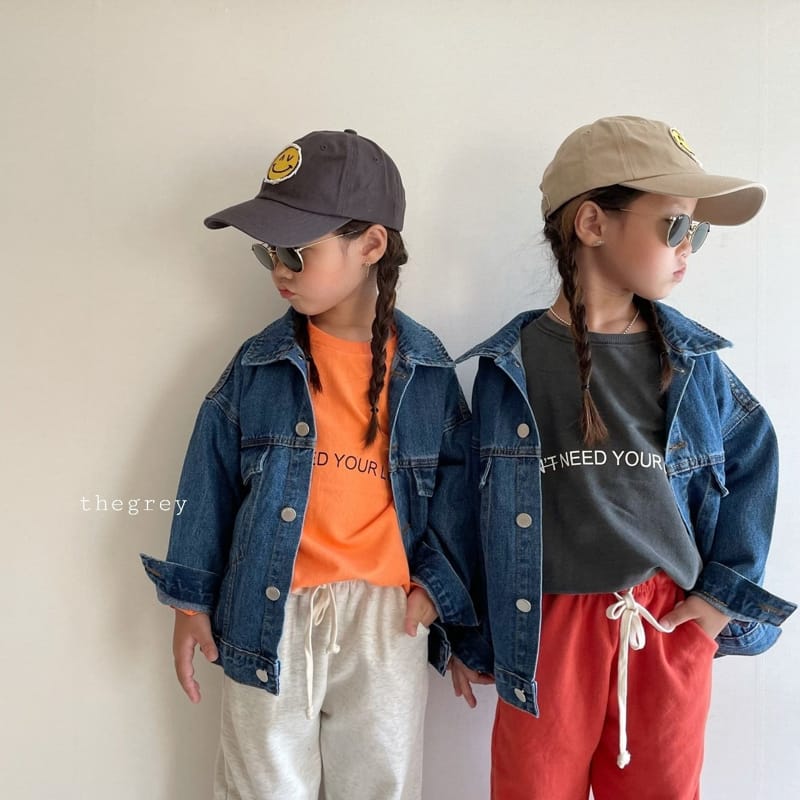 THE GREY - Korean Children Fashion - #Kfashion4kids - Original Denim Jacket - 2