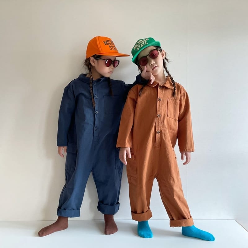THE GREY - Korean Children Fashion - #Kfashion4kids - Cargo Jumpsuit - 10