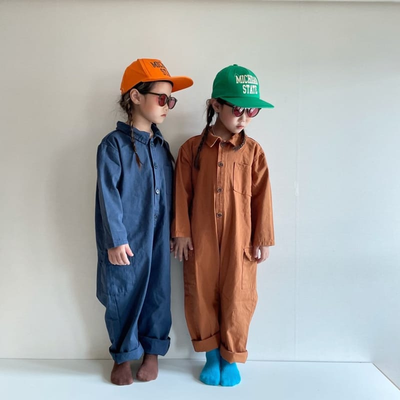 THE GREY - Korean Children Fashion - #Kfashion4kids - Cargo Jumpsuit - 11
