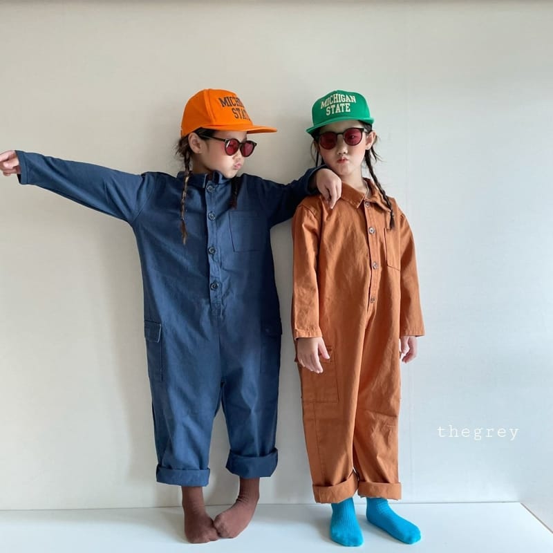 THE GREY - Korean Children Fashion - #Kfashion4kids - Cargo Jumpsuit - 5