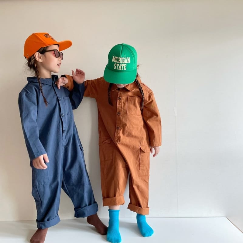 THE GREY - Korean Children Fashion - #Kfashion4kids - Cargo Jumpsuit - 8