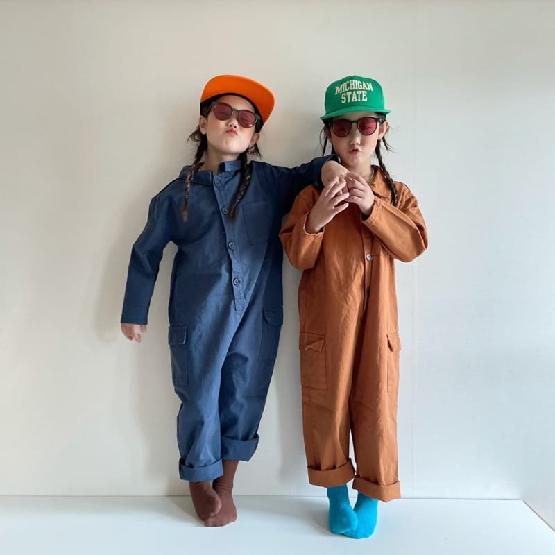 THE GREY - Korean Children Fashion - #Kfashion4kids - Cargo Jumpsuit - 9