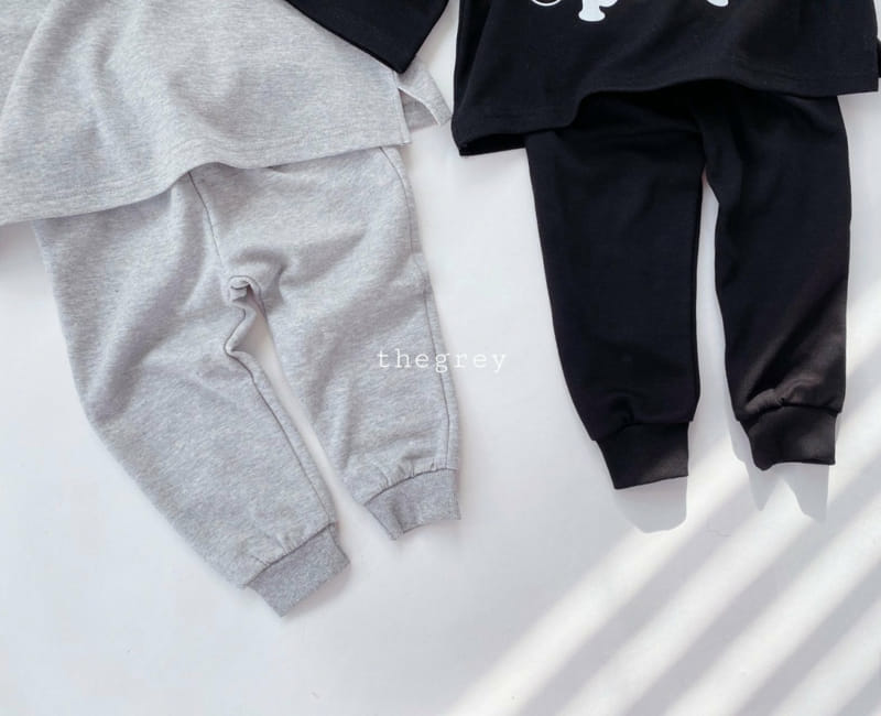THE GREY - Korean Children Fashion - #Kfashion4kids - Kind Top Bottom Set - 12
