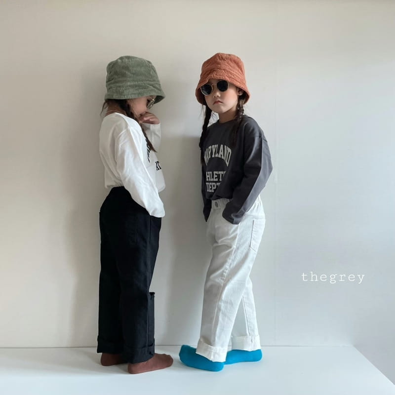 THE GREY - Korean Children Fashion - #Kfashion4kids - Slit Vintage Pants - 10