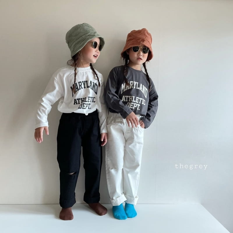 THE GREY - Korean Children Fashion - #Kfashion4kids - Slit Vintage Pants - 11