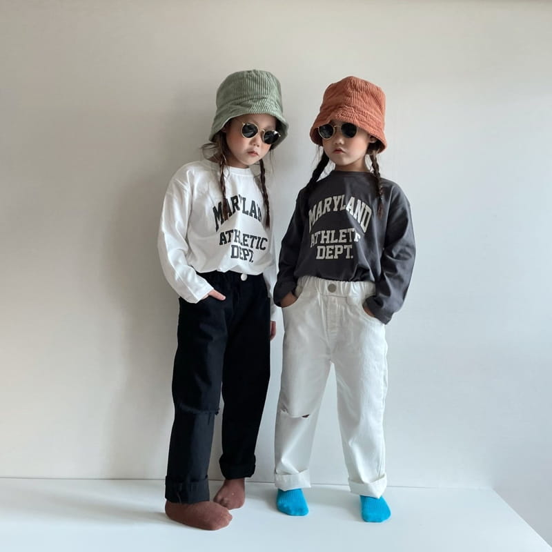 THE GREY - Korean Children Fashion - #Kfashion4kids - Slit Vintage Pants - 12