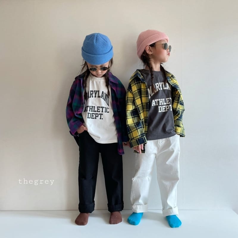 THE GREY - Korean Children Fashion - #Kfashion4kids - Slit Vintage Pants - 2