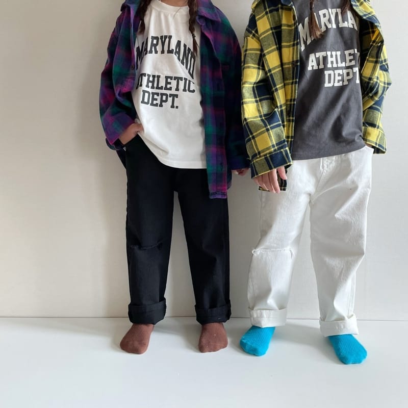 THE GREY - Korean Children Fashion - #Kfashion4kids - Slit Vintage Pants - 3