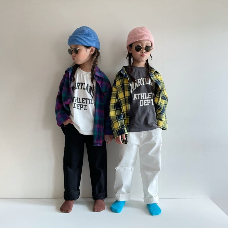 THE GREY - Korean Children Fashion - #Kfashion4kids - Slit Vintage Pants - 5