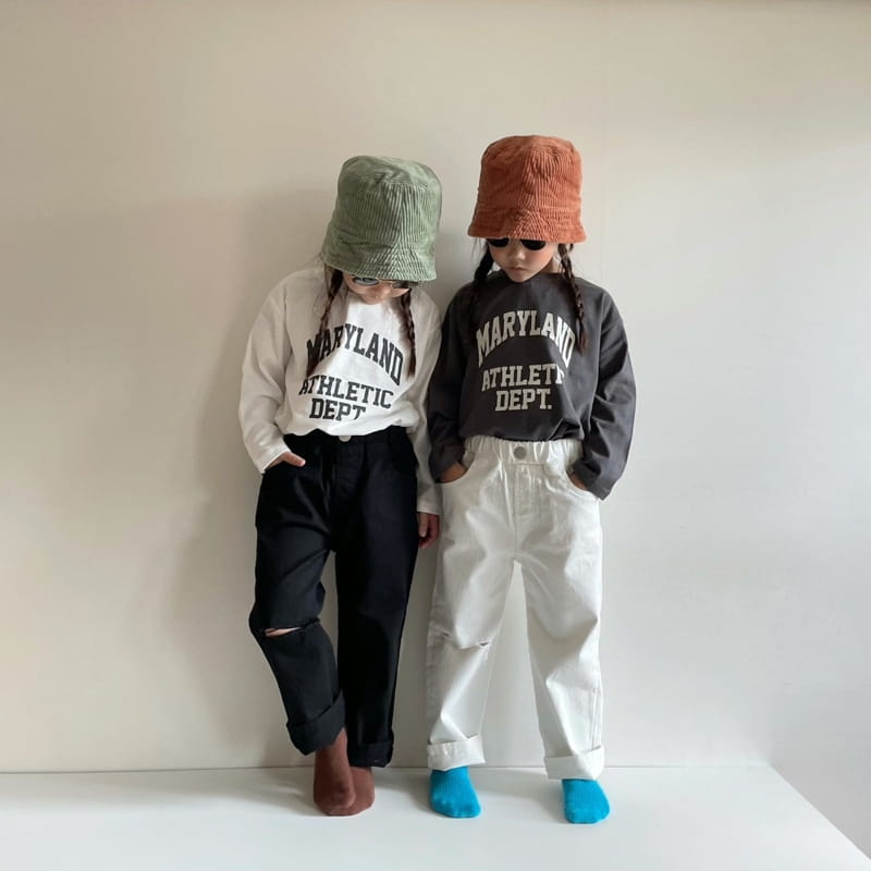 THE GREY - Korean Children Fashion - #Kfashion4kids - Slit Vintage Pants - 8