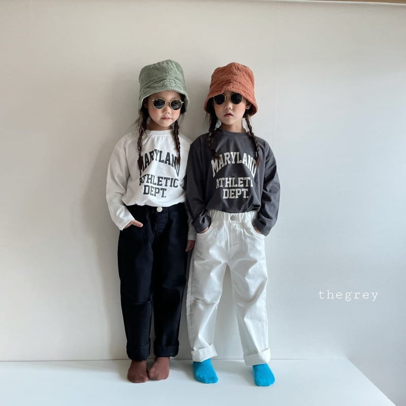 THE GREY - Korean Children Fashion - #Kfashion4kids - Slit Vintage Pants - 9