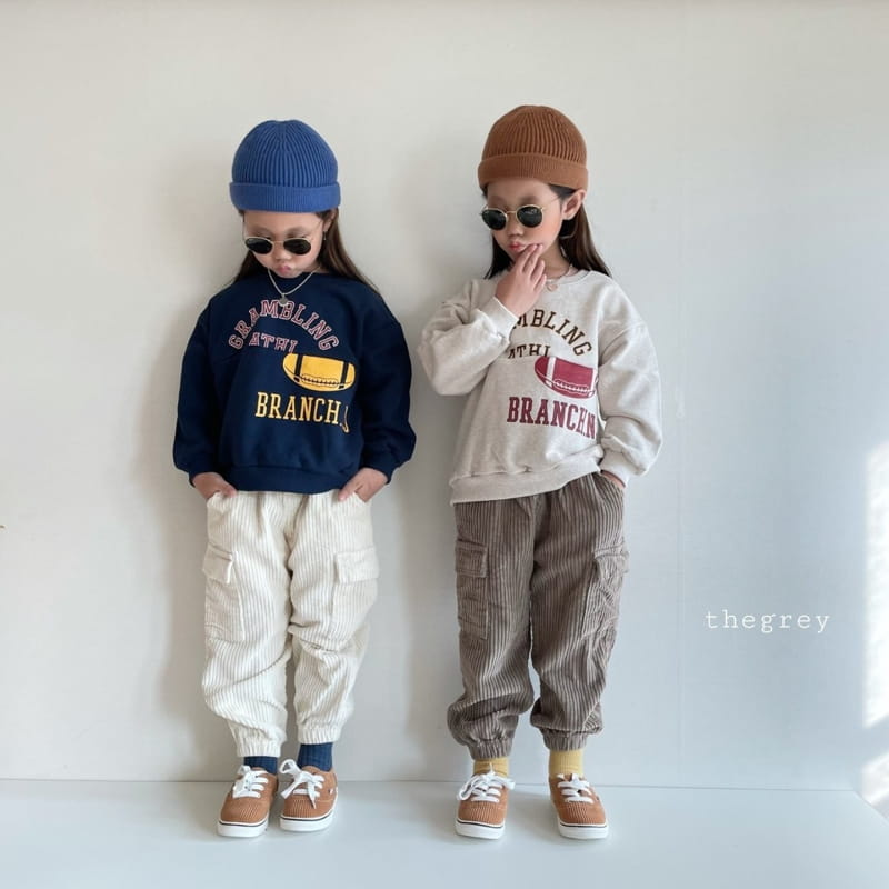 THE GREY - Korean Children Fashion - #Kfashion4kids - Pumpkin Corduroy Jogger Pants