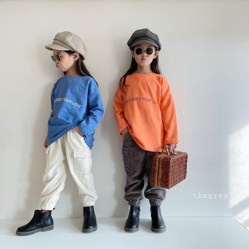 THE GREY - Korean Children Fashion - #Kfashion4kids - Pumpkin Corduroy Jogger Pants - 11