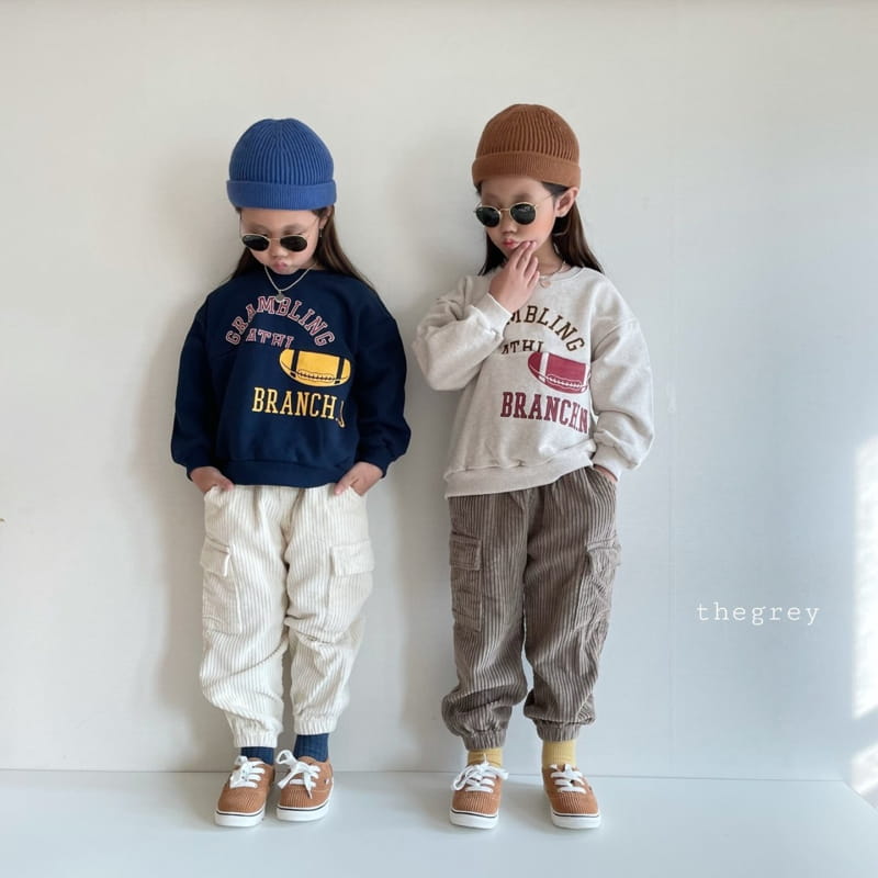 THE GREY - Korean Children Fashion - #Kfashion4kids - Pumpkin Corduroy Jogger Pants - 4