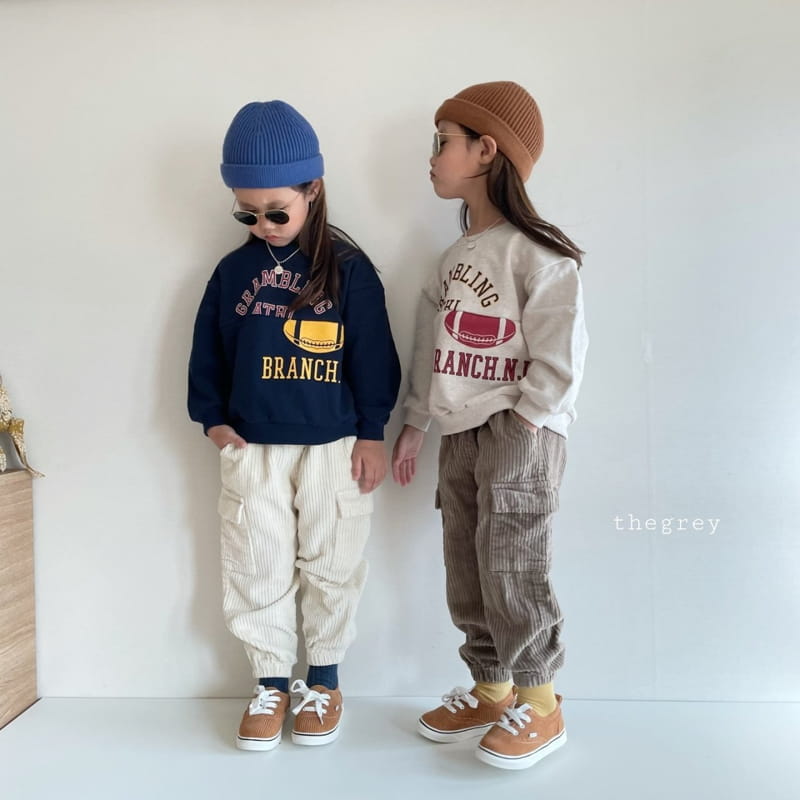 THE GREY - Korean Children Fashion - #Kfashion4kids - Pumpkin Corduroy Jogger Pants - 5