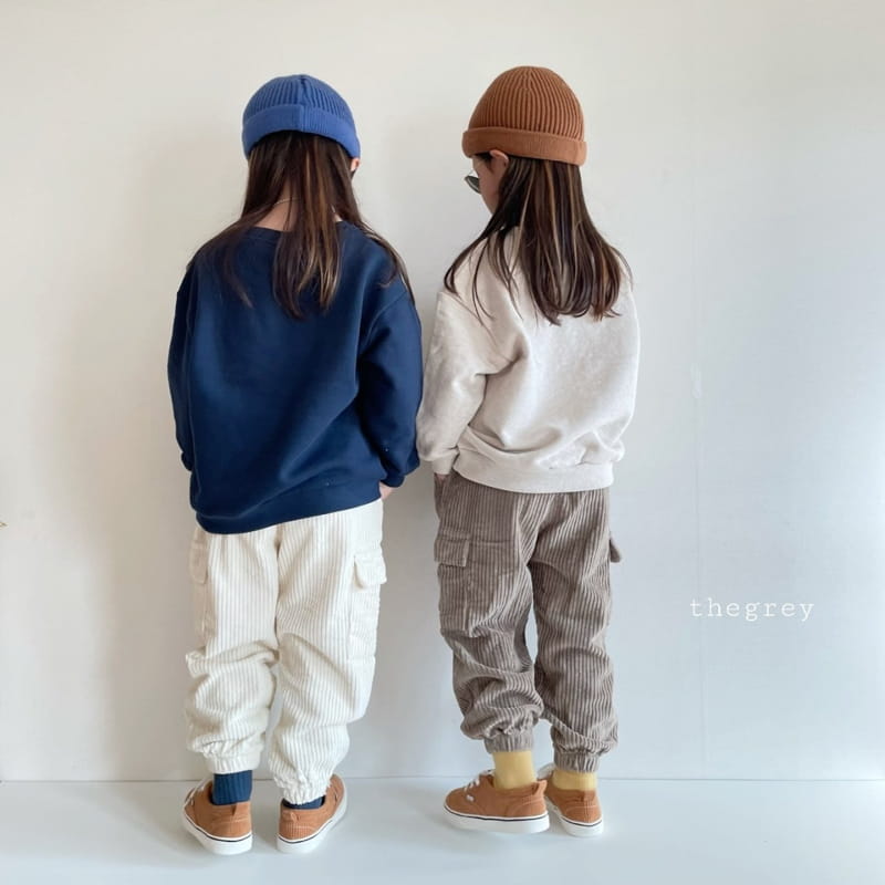 THE GREY - Korean Children Fashion - #Kfashion4kids - Pumpkin Corduroy Jogger Pants - 7