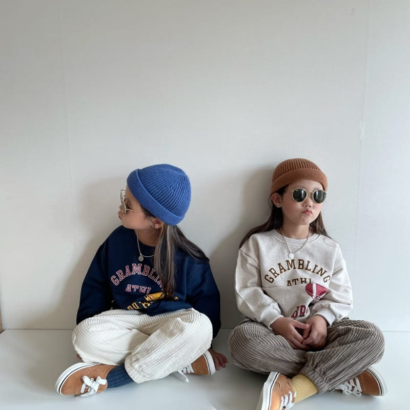 THE GREY - Korean Children Fashion - #Kfashion4kids - Pumpkin Corduroy Jogger Pants - 9
