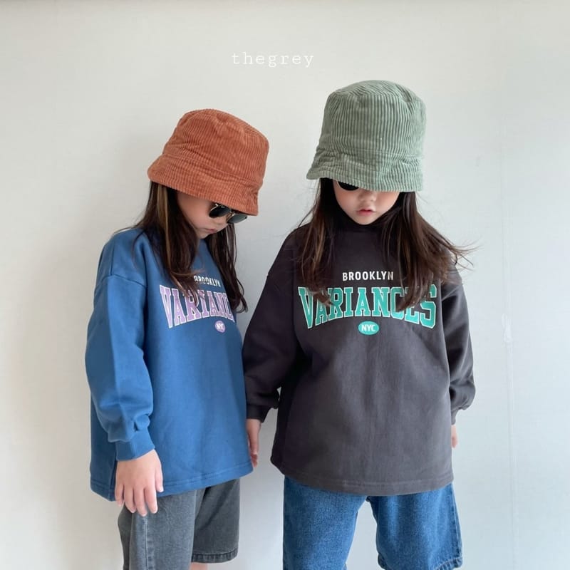 THE GREY - Korean Children Fashion - #Kfashion4kids - High Neck Sweatshirt