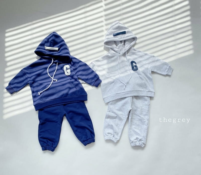 THE GREY - Korean Children Fashion - #Kfashion4kids - Hood Balpo Top Bottom Set - 10