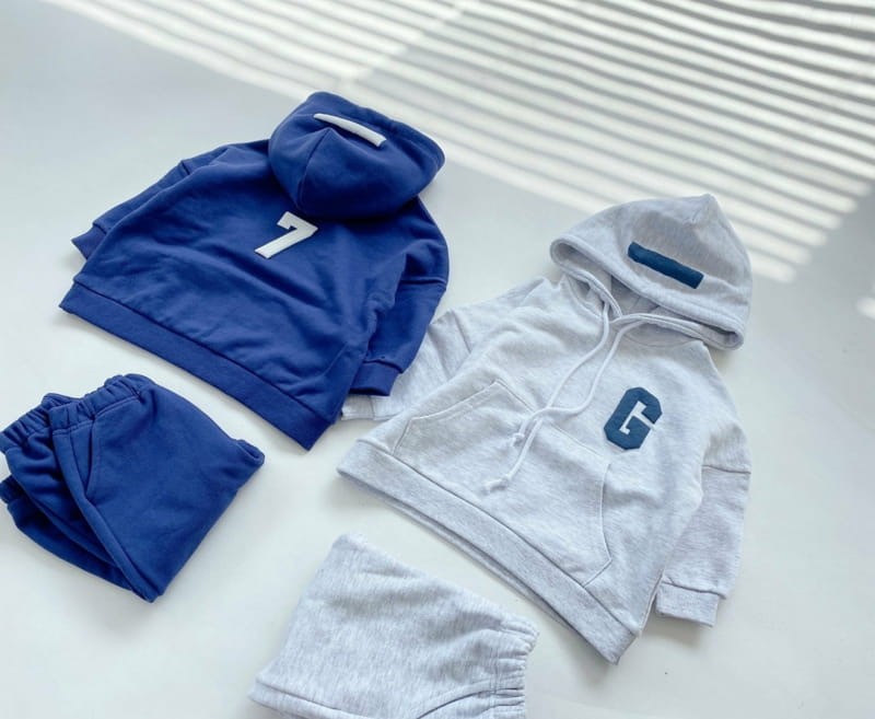 THE GREY - Korean Children Fashion - #Kfashion4kids - Hood Balpo Top Bottom Set - 11