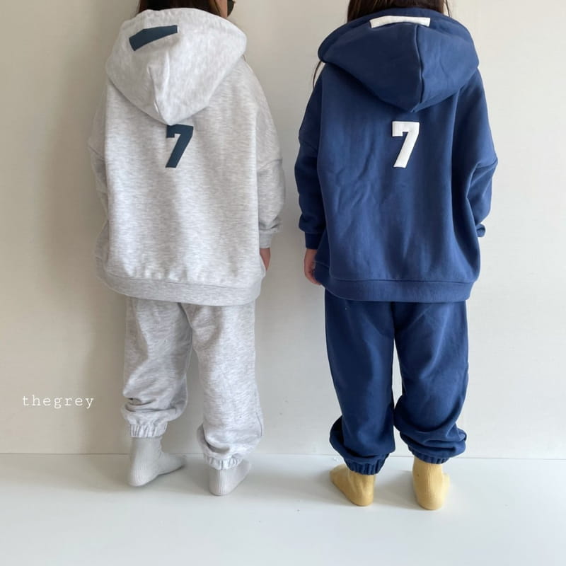 THE GREY - Korean Children Fashion - #Kfashion4kids - Hood Balpo Top Bottom Set - 4