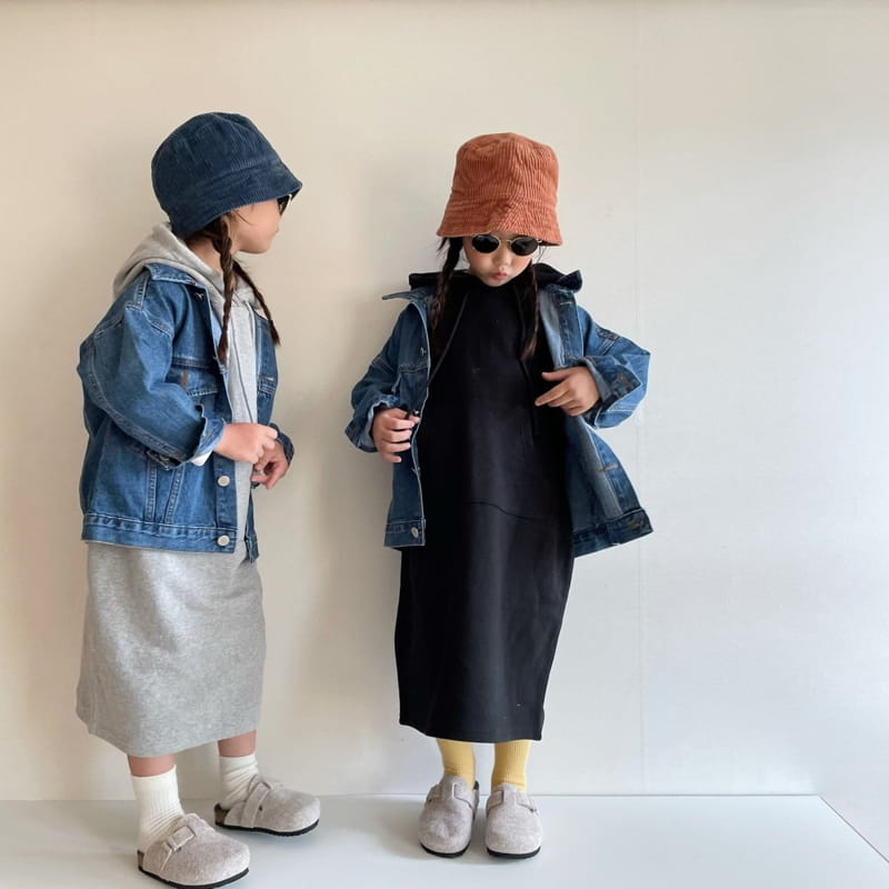 THE GREY - Korean Children Fashion - #Kfashion4kids - Hood Vest One-piece - 9