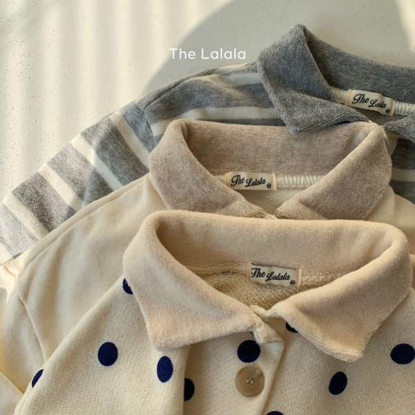 THE LALALA - Korean Children Fashion - #Kfashion4kids - Collar Terry Tee - 3