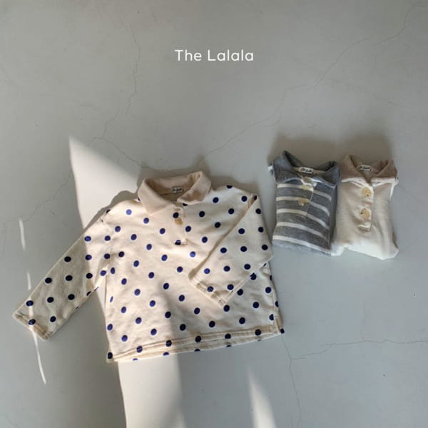 THE LALALA - Korean Children Fashion - #Kfashion4kids - Collar Terry Tee - 5