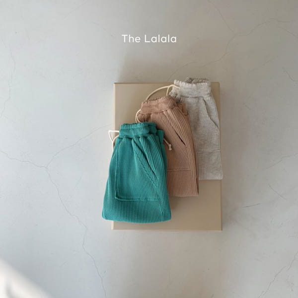 THE LALALA - Korean Children Fashion - #Kfashion4kids - Waffle Jogger Pants