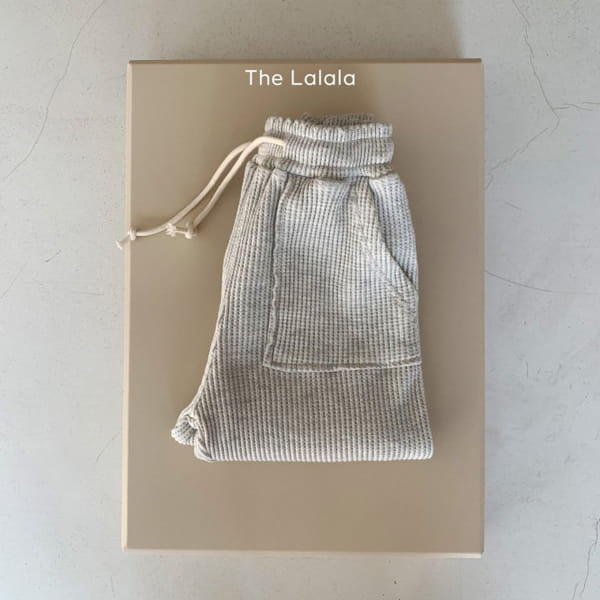 THE LALALA - Korean Children Fashion - #Kfashion4kids - Waffle Jogger Pants - 2
