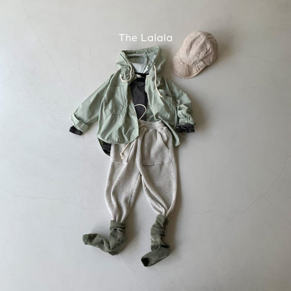 THE LALALA - Korean Children Fashion - #Kfashion4kids - Waffle Jogger Pants - 3