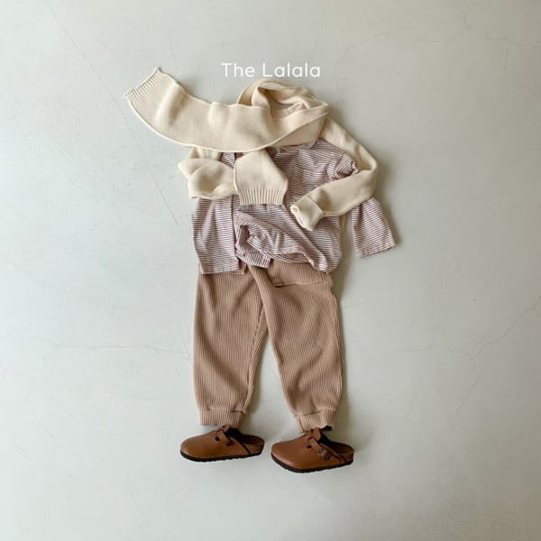 THE LALALA - Korean Children Fashion - #Kfashion4kids - Waffle Jogger Pants - 6