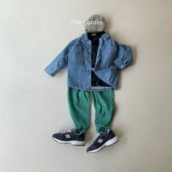 THE LALALA - Korean Children Fashion - #Kfashion4kids - Waffle Jogger Pants - 7
