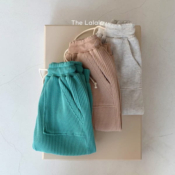 THE LALALA - Korean Children Fashion - #Kfashion4kids - Waffle Jogger Pants - 9