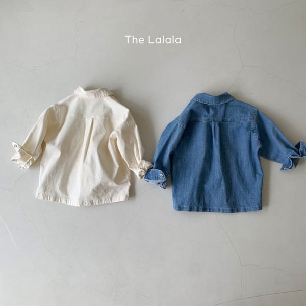 THE LALALA - Korean Children Fashion - #Kfashion4kids - Square Embroidery Shirt - 2
