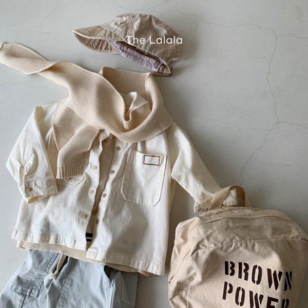 THE LALALA - Korean Children Fashion - #Kfashion4kids - Square Embroidery Shirt - 5
