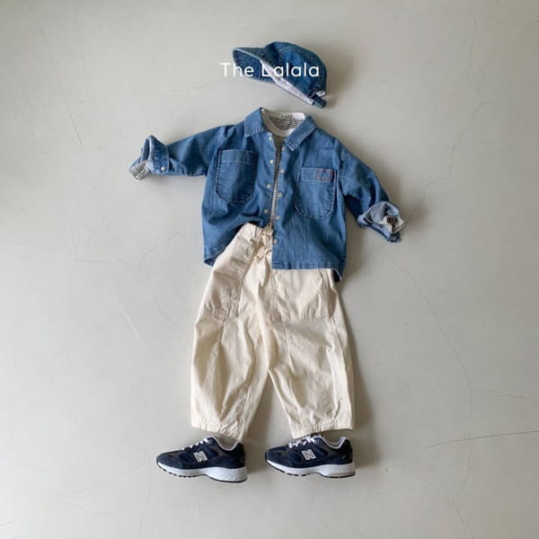 THE LALALA - Korean Children Fashion - #Kfashion4kids - Square Embroidery Shirt - 6