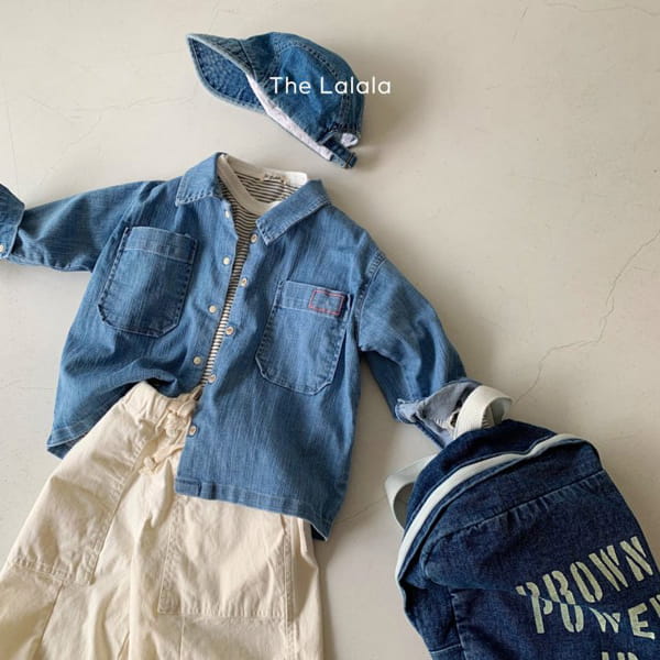 THE LALALA - Korean Children Fashion - #Kfashion4kids - Square Embroidery Shirt - 8